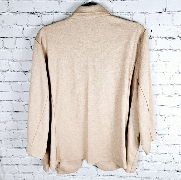 SKIES ARE BLUE | stretch lightweight open blazer - Picture 2 of 5